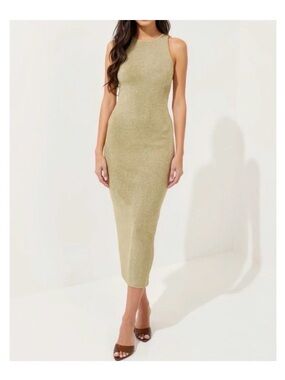 ALC Ashley Dress Metallic Gold